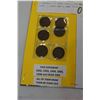 Image 2 : 6 GEORGE V 1 CENT COINS, AND 1929  1 CENT AND 5 CENT COINS