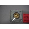 Image 3 : 2001 3c MEDALLION AND STAMP SET, COIN IS 925 SILVER WITH 24K GOLD PLATE