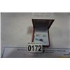 Image 2 : 10KT WHITE GOLD 6mm GENUINE .92CT OPAL STUD EARRINGS W/ APPRAISAL $400