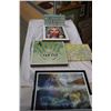 Image 2 : LOT OF MOTIVATIONAL PRINTS, ANGELINA WRONA AND WOLF HOLOGRAPHIC PRINT