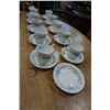 Image 2 : 10 PARAGON CHINA ROMANCE CUPS AND 12 SAUCERS, MADE IN ENGLAND