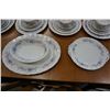 Image 2 : 12 PLACE SETTING PARAGON CHINA ROMANCE DINNER SET AND 3 PLATTERS, 62 PIECE MADE IN ENGLAND