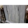Image 2 : PAINTED GREY ANTIQUE CABINET W/ 1 DRAWER AND DOOR