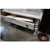 Image 3 : PAINTED GREY ANTIQUE CABINET W/ 1 DRAWER AND DOOR