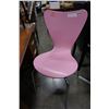 Image 1 : PINK AND CHROME CHAIR