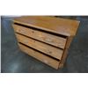 Image 2 : ANTIQUE OAK 3 DRAWER DRESSER