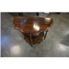 Image 2 : WALNUT 3 TIER D-TABLE