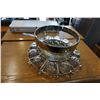 Image 2 : PUNCH BOWL SET ON METAL TRAY