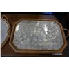 Image 3 : 2 BAMBOO AND SHELL PLATTERS