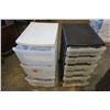 Image 3 : 6 DRAWER BLACK ORGANIZER AND 3 DRAWER WHITE ORGANIZER