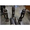 Image 3 : 3 CARVED FIGURES AND 2 MASKS