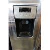 Image 2 : STAINLESS STEEL SIDE BY SIDE GE FRIDGE WITH WATER AND ICE DISPENSER TESTED AND WORKING GUARANTEED