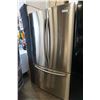Image 1 : SAMSUNG STAINLESS STEEL FRENCH DOOR FRIDGE, WITH WATER INSIDE, TESTED AND WORKING GUARANTEED