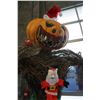 Image 2 : MOVIE SET PROP PUMPKIN HEAD TWIG DECORATION, 8 FOOT TALL, 6.5 FEET WIDE