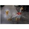 Image 1 : LOT OF 2 METAL CHRISTMAS GEESE