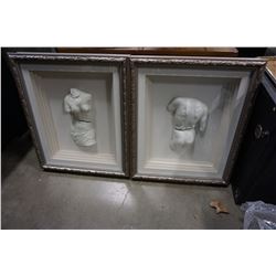 2 SHADOWBOX TORSOS