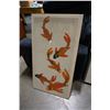 Image 3 : SIGNED SHAHEEN KOI FISH ON FABRIC