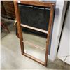 Image 1 : DECORATIVE MIRROR MADE FROM ANTIQUE WINOW W/ LATCH