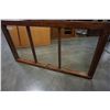Image 2 : DECORATIVE MIRROR MADE FROM ANTIQUE WINOW W/ LATCH