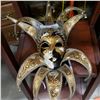 Image 1 : AUTHENTIC PAPERMACHE JESTER MASK