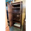 Image 3 : 6 DOOR WALNUT ENTERTAINMENT STAND