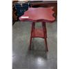 Image 1 : PAINTED RED DECORATIVE PLANT STAND