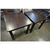 Image 1 : PAIR OF MODERN SQUARE END TABLES