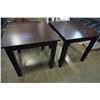 Image 2 : PAIR OF MODERN SQUARE END TABLES