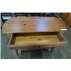 Image 2 : PINE 1 DRAWER SOFA TABLE