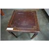 Image 2 : ZANGERLE LEATHER INSERT ENDTABLE