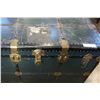 Image 2 : EXCELSIOR GREEN AND BLACK METAL TRUNK