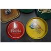Image 2 : LOT OF BEER METAL TRAYS