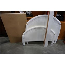 WHITE SINGLE SIZE BED FRAME