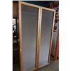 Image 2 : PINE WARDROBE WITH WIRE DOORS