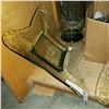 Image 2 : 2 DECORATIVE CENTER PIECES W/ LARGE VASE AND BOX OF GLASS CANDLE HOLDERS