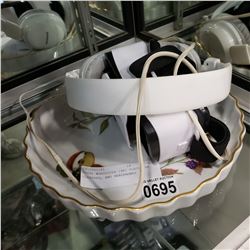 ROYAL WORCESTER 1961 PLATE, VR GLASSSES, AND HEADPHONES