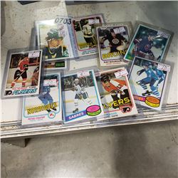 VINTAGE OPEECHEE HOCKEY STAR PLAYER AND ROOKIE CARD LOT