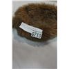 Image 2 : VINTAGE FUR HAT W/ RACCOON TAIL SIZE YOUTH LARGE