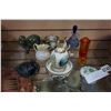 Image 1 : CAPIDEMONTE, BELEEK, AND OTHER CHINA, ART GLASS, AND WATERFORD CRYSTAL GLASSES