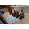 Image 2 : HANDCARVED FIGURES FROM NORTHERN QUEBEC 1958 SIGNED BY ARTIST