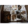 Image 3 : BOX OF QUARTZ AND FOSSILS