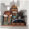 Image 2 : DEPARTMENT 56 SANTA VISITING CENTER, LEMAX XMAS HOUSE AND BOX OF SANTAS