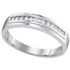 Image 1 : 10KT White Gold 0.12CT DIAMOND FASHION BAND