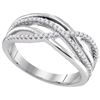 Image 1 : 10KT White Gold 0.20CTW DIAMOND FASHION BAND