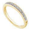Image 1 : 14KT Yellow Gold 0.15CT DIAMOND FASHION BAND