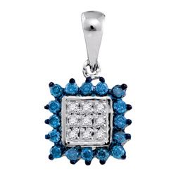 10KT White Gold 0.31CTW DIAMOND FASHION PENDANT