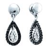 Image 1 : 14KT White Gold 0.34CTW BLACK DIAMOND FASHION EARRING
