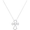 Image 1 : 10KT White Gold 0.25CTW DIAMOND FASHION NECKLACE