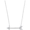 Image 1 : 10KT White Gold 0.13CTW DIAMOND FASHION NECKLACE