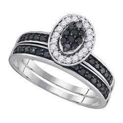 925 Sterling Silver White 0.50CTW DIAMOND MICRO-PAVE RI